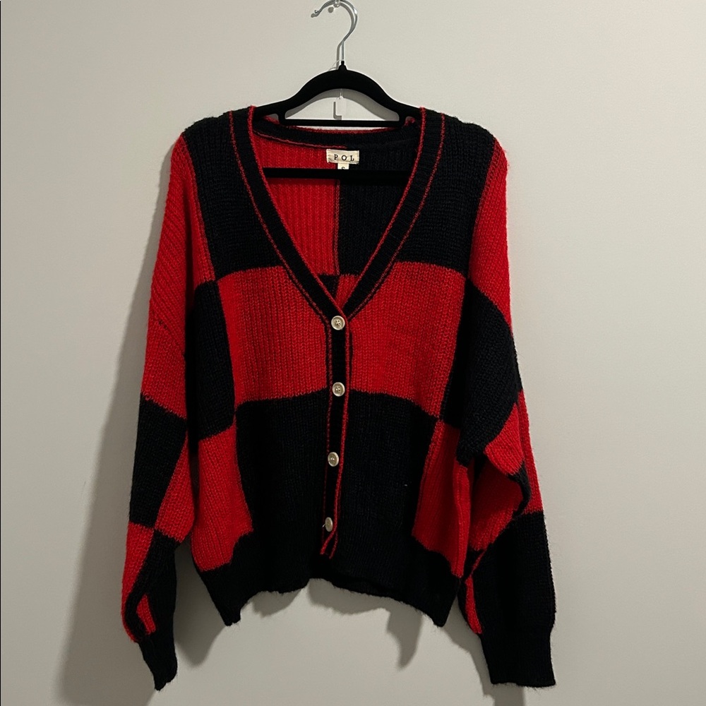 Oversize Pol Cardigan PTP 26 Inches